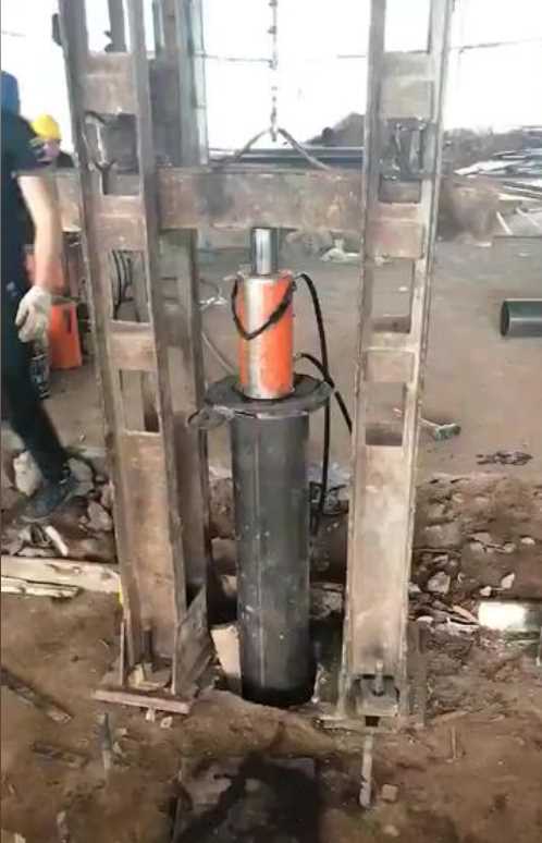 张家口赤城县钢管桩加固